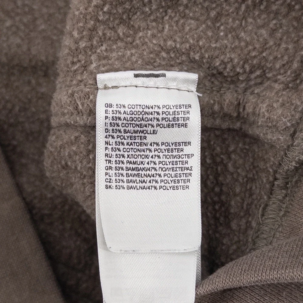 The North Face Mens‎ Large Hoodie Brown Grizzly Bear Graphic Pullover Gorpcore